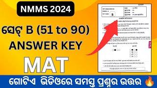 NMMS SAT ANSWER KEY (51 TO 90) SET B