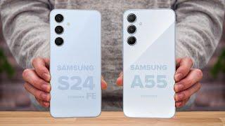 Samsung Galaxy A55 Vs Samsung Galaxy S24 Fe || Full Comparison || Which One Is Better?