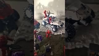 Halo Mega Construx Red VS Blue Diorama #halo #halomegaconstrux #halomegabloks #fyp #youtubeshorts