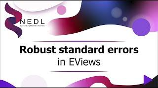 Robust standard errors in EViews