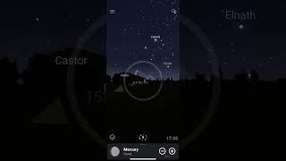 How To Find Planet Mercury Using The Stellarium App #shorts