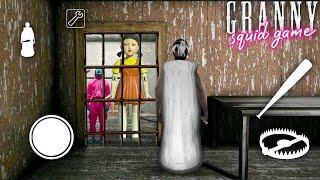 PLAYING AS GRANNY IN GRANNY 1 with Squid Game Doll | grandpa granny wala game definition hindi video