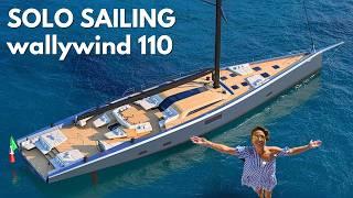 MIND BLOWING Wallywind110: Award-Winning Carbon Fiber Performance Sailing Wally Superyacht Tour