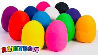 Let's Open Play Doh Surprise Eggs!