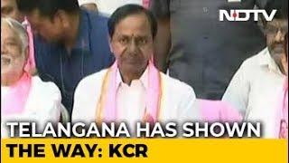 KCR To Take Oath As Telangana Chief Minister Today