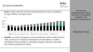 The German Energiewende and its roll out of renewable energies: An economic perspective