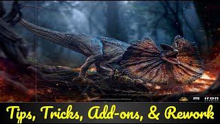 Ark Survival Dilophosaurus: Tips, Tricks, and Upgrades (Dinopedia Ep 17)