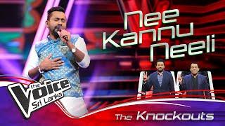 Dhileeban Sivaraja | Nee Kanna Neeli | Knockouts - Ranking Chairs | The Voice Sri Lanka