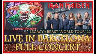 IRON MAIDEN LEGACY OF THE BEAST WORLD TOUR LIVE IN BARCELONA FULL CONCERT