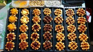 waffle recipe thai street food How to make waffles recipe | YUMMY FC