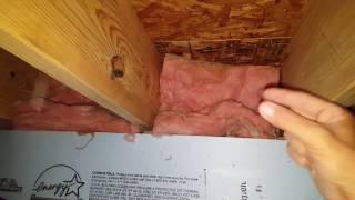 Fiberglass batt insulation at rim joist - don't do it!