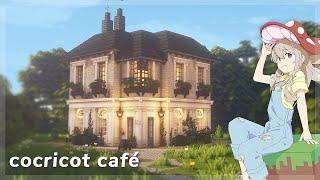 [Minecraft] French-Style Coffee Shop (With Apartment)  | Aesthetic Modded Minecraft with Cocricot