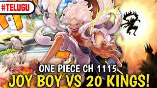 JOY BOY VS 20 KINGS! & Truth of Void Century | One Piece Chapter 1115 | in Telugu