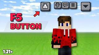 F5 Button Add-on for Minecraft Pe 1.21+