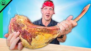 ILLEGAL 67 Day Aged Steak!! $100 Street Food Challenge in Spain!!