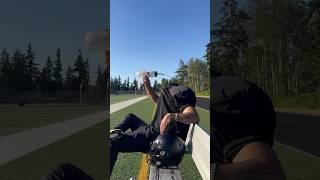 POV: YOU GOT HIT TOO HARD  #football #funny #shorts