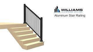 Williams Aluminum Railing | Stair Installation