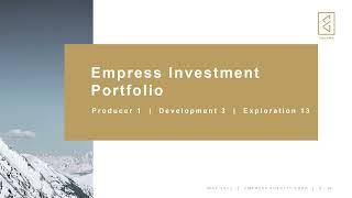 Empress Royalty | Investment Portfolio Presentation at VRIC 2022