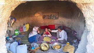 Village life IRAN | The Most Delicious "Olive Salad" Recipe Village Style