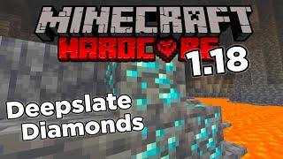 Minecraft 1.18 Hardcore Survival - Ep 2 - Deepslate Diamonds!