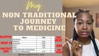 My Nontraditional journey to Medicine: How I Got into Med School with Low GPA and Low MCAT