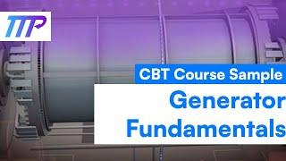 CBT COURSE SAMPLE: Generator Fundamentals (Combined/Simple Cycle) - TTP