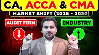 Audit Firms VS Industry in CA, ACCA and CMA | Market Shift 2025 - 2030