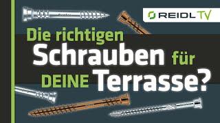 Terrassotec-Schrauben Eurotec - Terrassenbauschrauben für Holzdielen / DIY Terrassenbau [German]