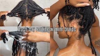 MINI BRAIDS WASH-DAY ROUTINE