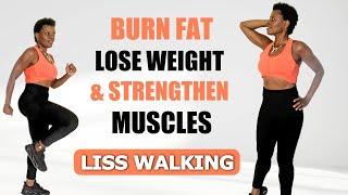 LISS WALKING for FAT BURN, WEIGHT LOSS and MUSCLES STRENGTHNO JUMPING  LOW IMPACT WORKOUT