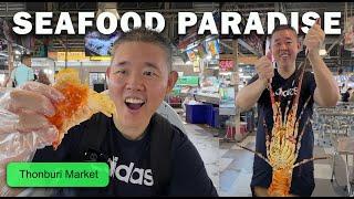 BEST SEAFOOD Market in Bangkok Thailand HUGE Lobster / I FOUND Asia's CHEAPEST Seafood Market