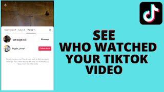 How To Know Who Viewed Your Tiktok Video