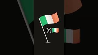 TOP 1; Most Beautiful flag in world.#flag#national#ireland#youtubeshorts#shorts#foryou#fyp#best#new