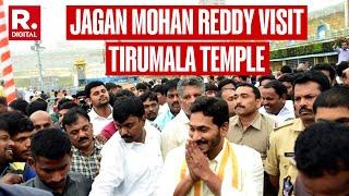 Tirupati Laddu Row: Former CM Jagan Mohan Reddy Visit Tirumala Temple