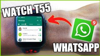 How To Get Messages Of WhatsApp In SmartWatch T55