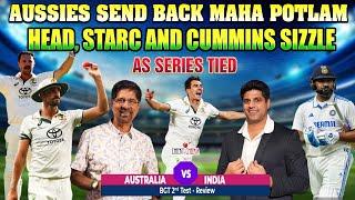 Aussies Send Back MAHA POTLAM | Head, Starc & Cummins Sizzle as Series Tied