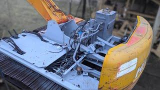 Excavator pilot controls rebuild, hydraulic tank install and shop upgrade! - Hitachi EX120-2