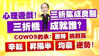 心理遊戲！ 三折肱成良醫，三折機成就誰? COWOS的承:惠特挑戰高 辛耘、昇陽半、均豪逆勢！｜2024/09/09｜徐照興 分析師｜新台股龍捲風