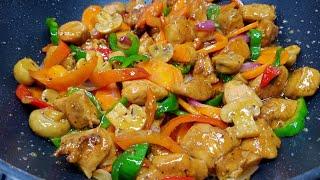 Gawin mo ito sa Manok! Quick and Simple Recipe pero Panalo sa Sarap! #chickenandmushroomstirfry