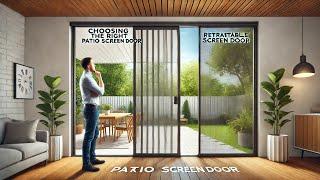 Choosing the Right Patio Screen Door for Style and Functionality #retractablescreens #patio