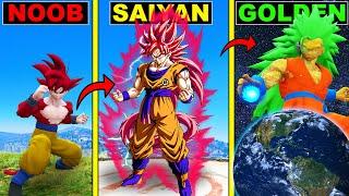 GTA 5 : Upgrading to GOLDEN GOD GOKU in GTA 5!