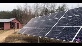 20KW off grid solar install on country farm with generator back up by Off Grid Contracting