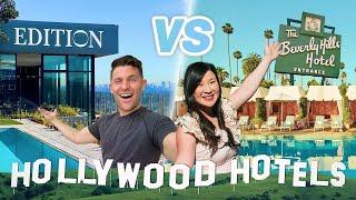 Iconic Beverly Hills Hotel VS Trendy West Hollywood Edition | Where celebrities stay