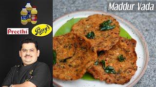 Venkatesh Bhat makes Maddur Vada recipe in Tamil | easy Karnataka special evening tea time snacks