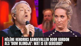 Gordon verklaart oorlog aan Hélène Hendriks: ‘Een dom blondje!’