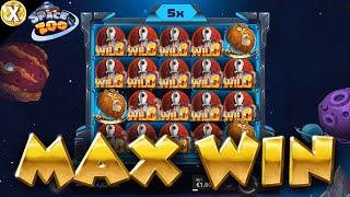  First 10,000x MAX WIN On Space Zoo!  EPIC Big WIN New Online Slot!