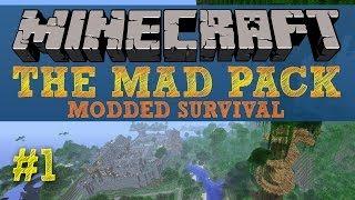 Minecraft MAD PACK #1 'FIRE ELEMENTAL!' (MadPack Modded Survival)