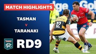 RD 9 HIGHLIGHTS: Tasman v Taranaki (Bunnings NPC 2024)