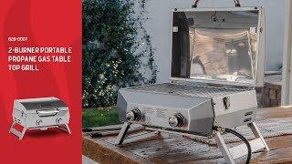 Nexgrill 2-Burner Portable Table Top Gas Grill (820-0007)