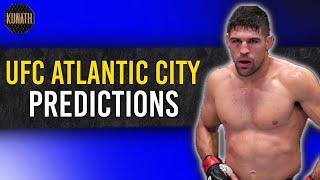 UFC ATLANTIC CITY PREDICTIONS | FULL CARD BREAKDOWN